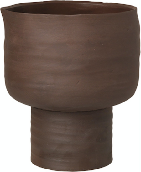 Axil, Urtepotte, rød, H18x20,5 cm, stentøj