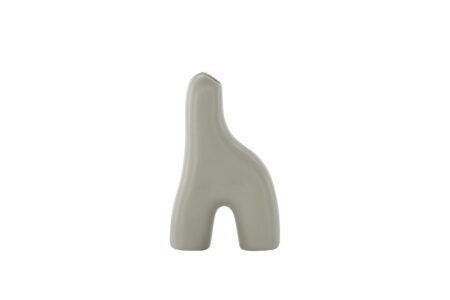 Aya Vase 9,4x9,4 cm - Lys grå