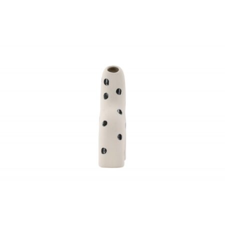 Aya Vase - Sort og Hvid
