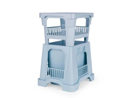 Aykasa, Midi, Vase, Pale blue, Recyle plast, Bund: 25x30x25cm + Top: 23x28x25,2cm
