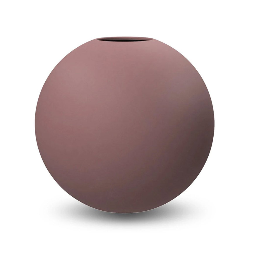 BALL VASE CINDER ROSE BALL VASE CINDER ROSE