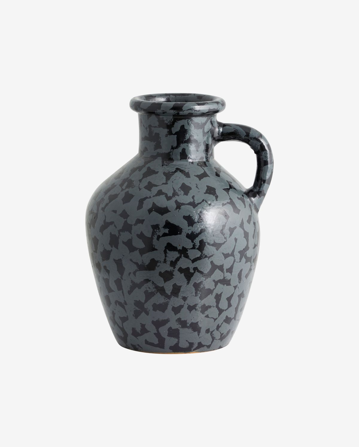 BATAM vase, glaseret - sort BATAM vase, glaseret - sort