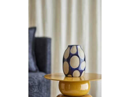 BLOOMINGVILLE Bashir Vase, Blå, Stentøj