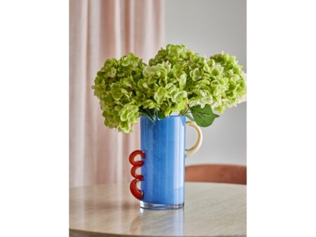 BLOOMINGVILLE Carlie Vase, Blå, Glas