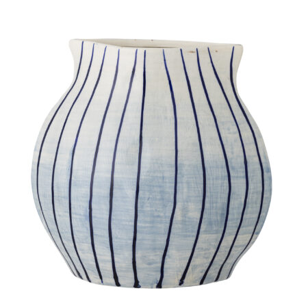 BLOOMINGVILLE Esra Vase, Blå, Stentøj