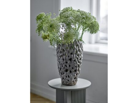 BLOOMINGVILLE Eunice Deko Vase, Hvid, Stentøj