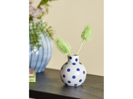 BLOOMINGVILLE Fian Vase, Blå, Keramik
