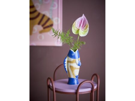 BLOOMINGVILLE Irving Vase, Blå, Stentøj