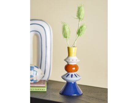 BLOOMINGVILLE Kairi Deko Vase, Multifarvet, Stentøj