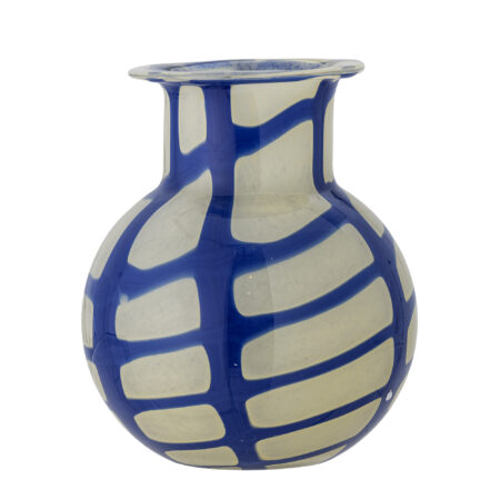 BLOOMINGVILLE Kiran Vase, Blå, Glas