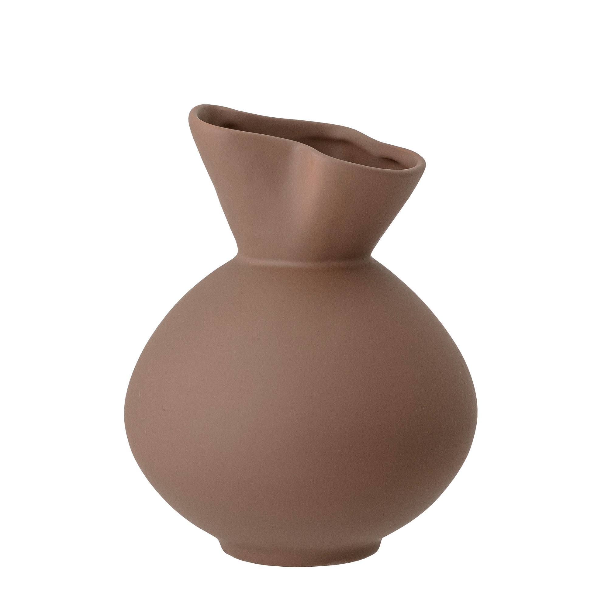 BLOOMINGVILLE Nicita Vase, Brun, Stentøj BLOOMINGVILLE Nicita Vase, Brun, Stentøj