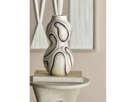 BLOOMINGVILLE Nicola Vase, Sort, Stentøj