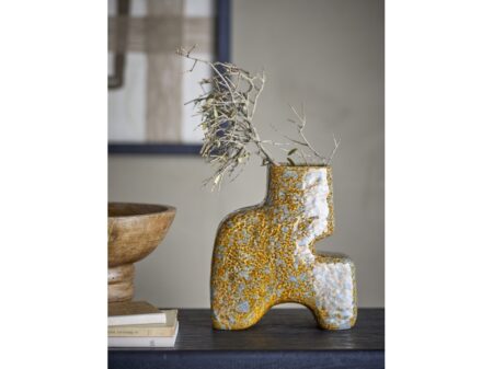 BLOOMINGVILLE Ollia Vase, Brun, Stentøj