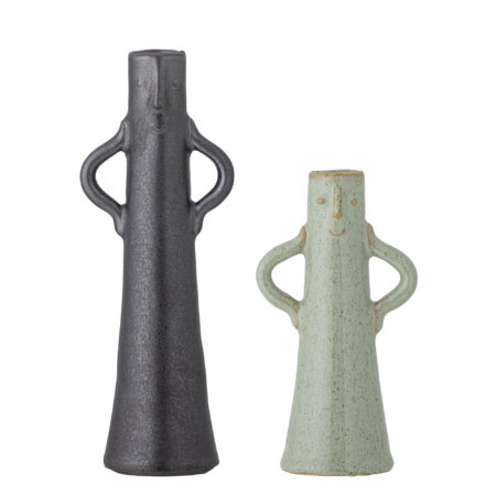 BLOOMINGVILLE Rhett Vase, Grøn, Stentøj