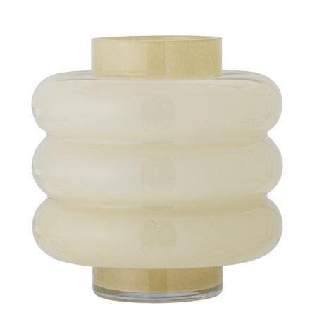 BLOOMINGVILLE Sahara Vase, Gul, Glas