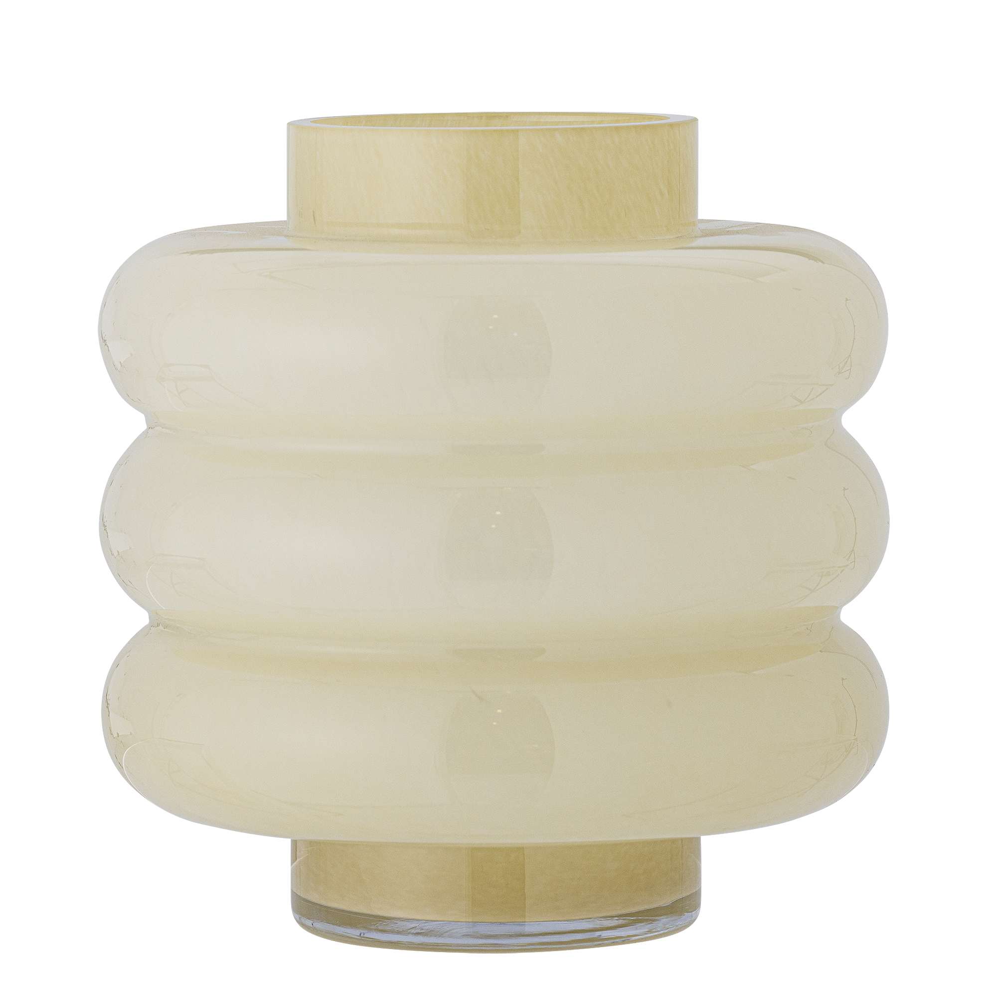 BLOOMINGVILLE Sahara Vase, Gul, Glas BLOOMINGVILLE Sahara Vase, Gul, Glas