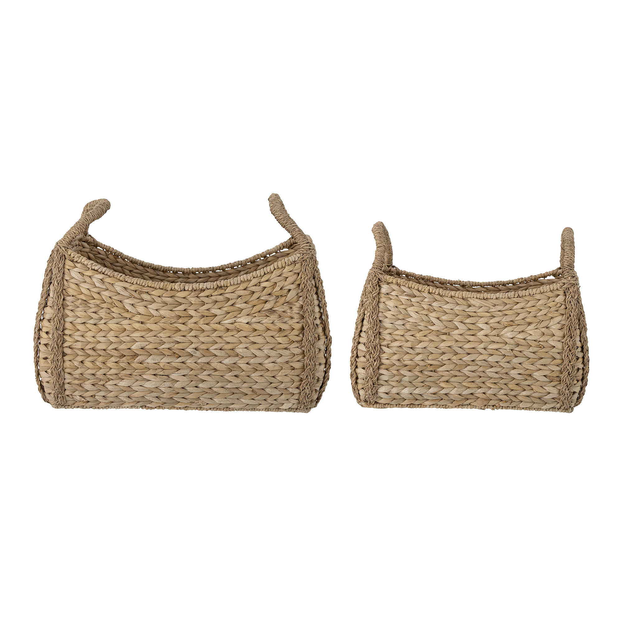 BLOOMINGVILLE Selma kurv, m. hank - natur bankuan græs og rattan (sæt af 2) BLOOMINGVILLE Selma kurv, m. hank - natur bankuan græs og rattan (sæt af 2)
