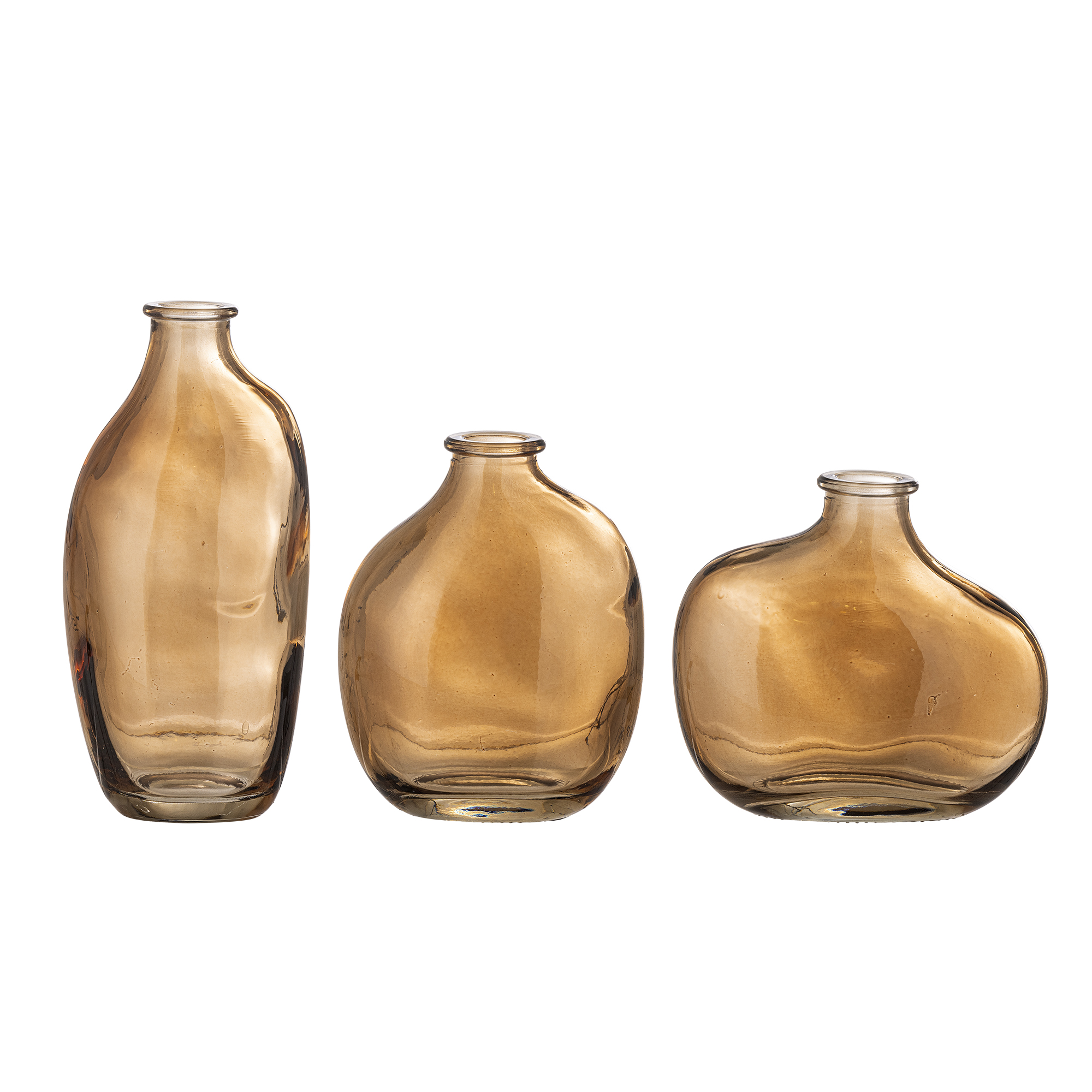 BLOOMINGVILLE Tilia Vase, Brun, Glas BLOOMINGVILLE Tilia Vase, Brun, Glas