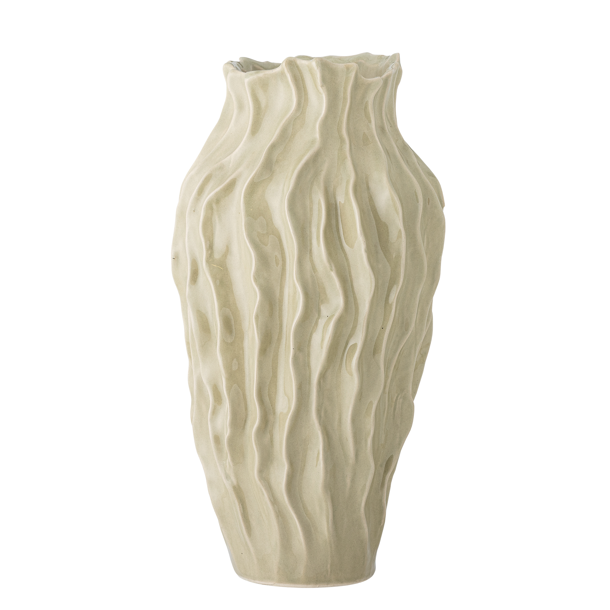 BLOOMINGVILLE Valeria vase - grå stentøj BLOOMINGVILLE Valeria vase - grå stentøj