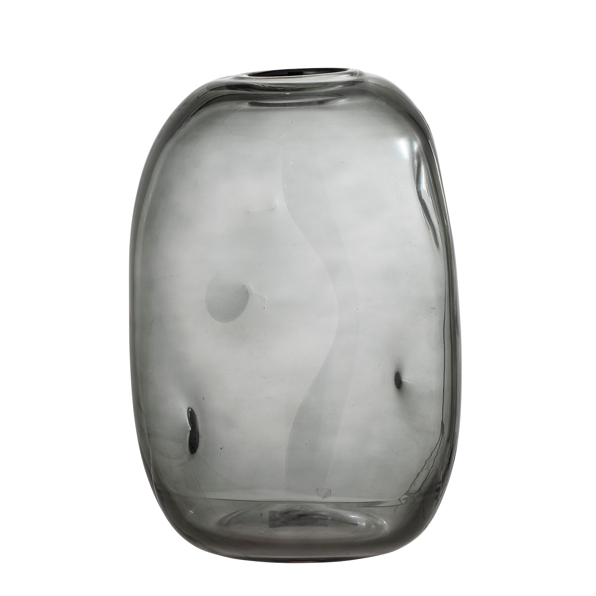 BLOOMINGVILLE Vinda Vase, Grå, Glas BLOOMINGVILLE Vinda Vase, Grå, Glas