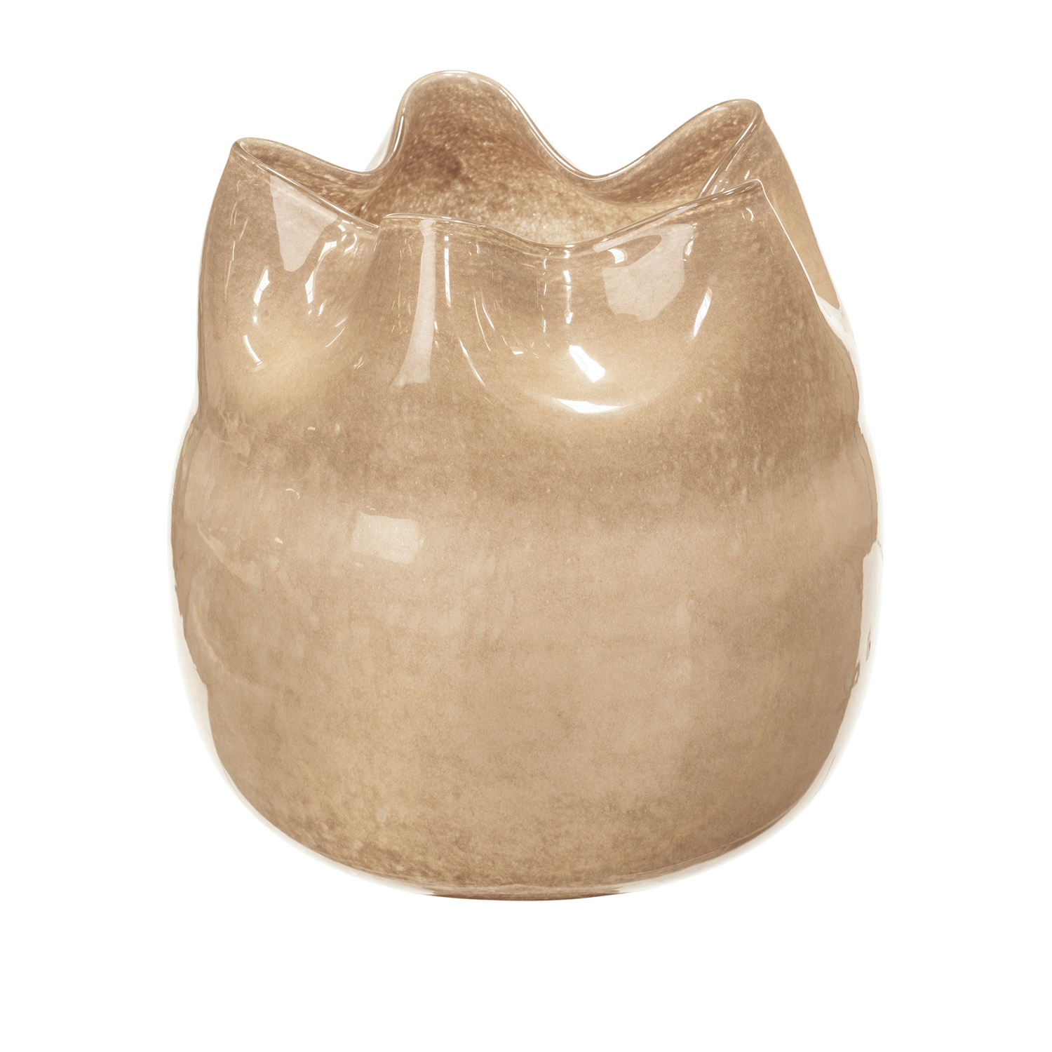 BROSTE COPENHAGEN Esther vase, rund - sand mundblæst glas (Ø30) BROSTE COPENHAGEN Esther vase, rund - sand mundblæst glas (Ø30)