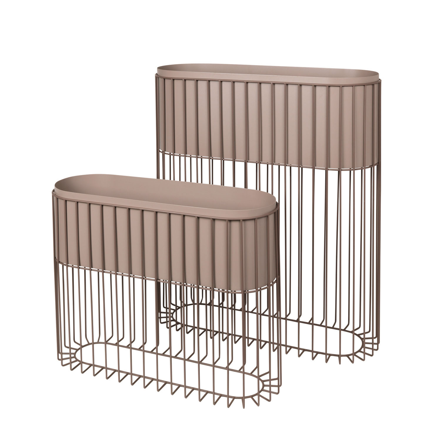 BROSTE COPENHAGEN Fenja stander m. skjuler - taupe jern (sæt af 2) BROSTE COPENHAGEN Fenja stander m. skjuler - taupe jern (sæt af 2)