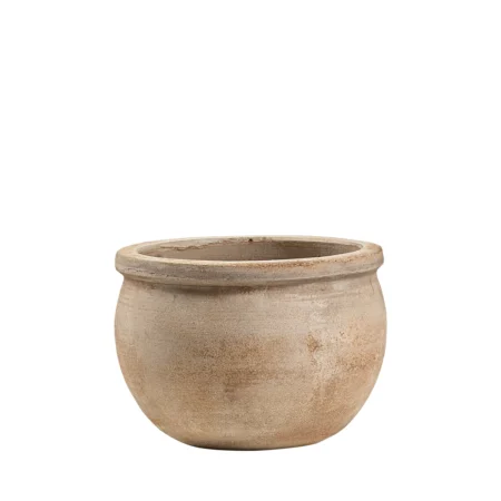 Baggesvogn havekrukke Ø26xH18 cm i antik terracotta