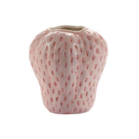 Bahne Interior - Jordbær vase, lyserød - H18 cm.
