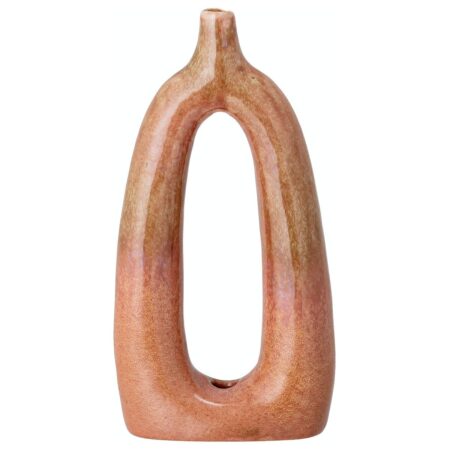 Baldrian, Deko, Vase, Stentøj by Bloomingville (H: 24.5 cm. B: 6.5 cm. L: 12.5 cm., Orange)