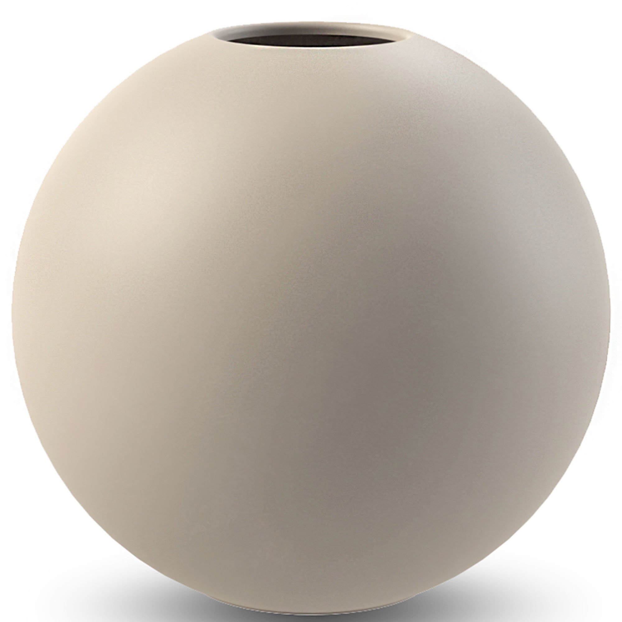 Ball vase, 10 cm, sand Ball vase, 10 cm, sand