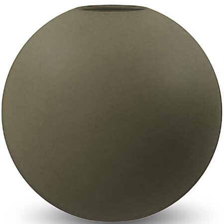 Ball vase, 20 cm, olive