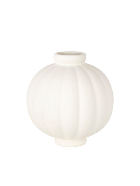 Balloon Vase 01, ceramic fra Louise Roe (Raw White)