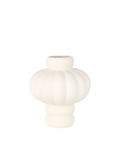Balloon Vase 02, ceramic fra Louise Roe (Raw White)