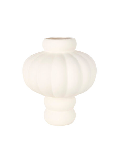 Balloon Vase 03, ceramic fra Louise Roe (Raw White)