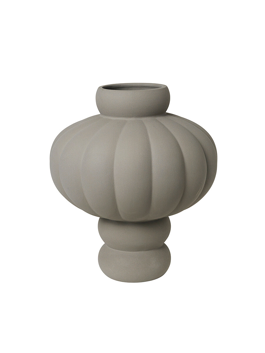 Balloon Vase 03, ceramic fra Louise Roe (Sanded Grey) Balloon Vase 03, ceramic fra Louise Roe (Sanded Grey)