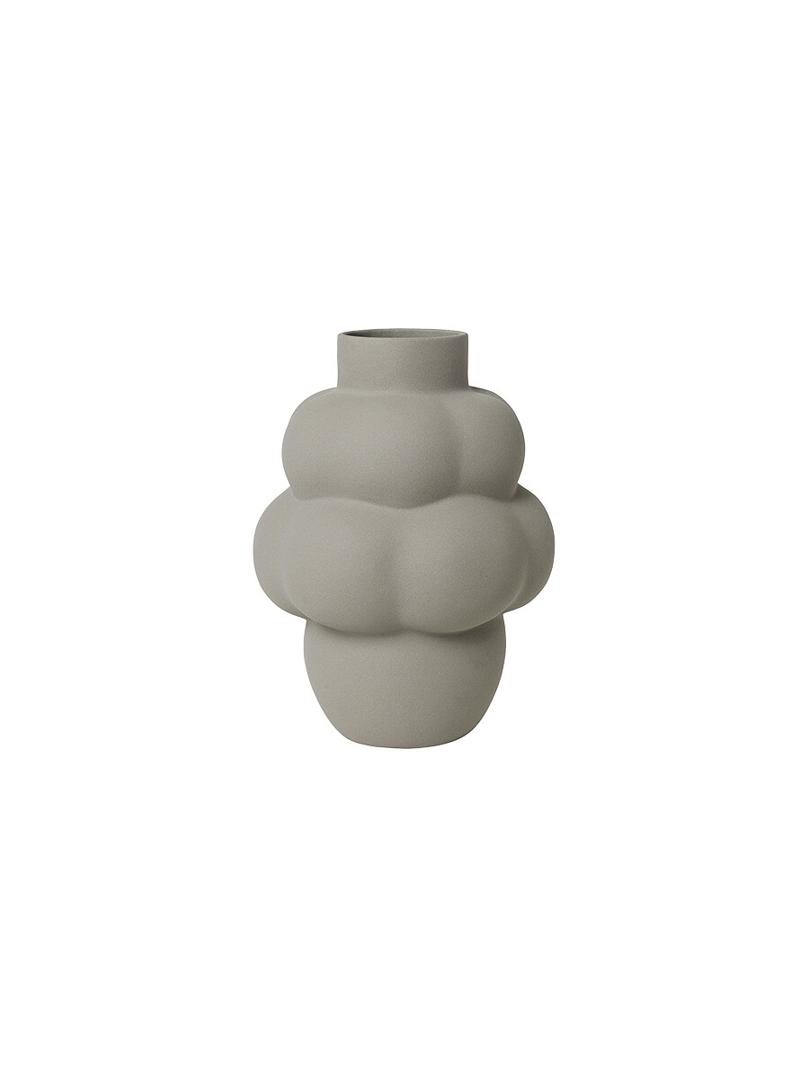 Balloon Vase 04 Petit, ceramic fra Louise Roe (Sanded Grey) Balloon Vase 04 Petit, ceramic fra Louise Roe (Sanded Grey)