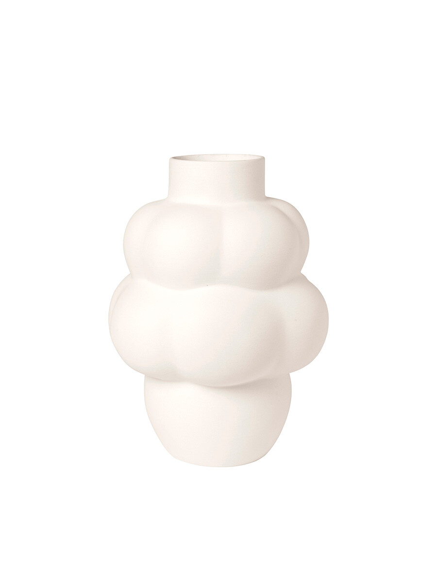 Balloon Vase 04, ceramic fra Louise Roe (Raw White) Balloon Vase 04, ceramic fra Louise Roe (Raw White)