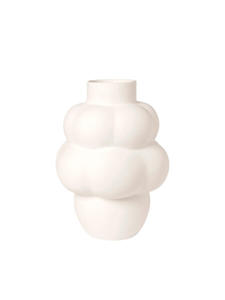 Balloon Vase 04, ceramic fra Louise Roe (Raw White)