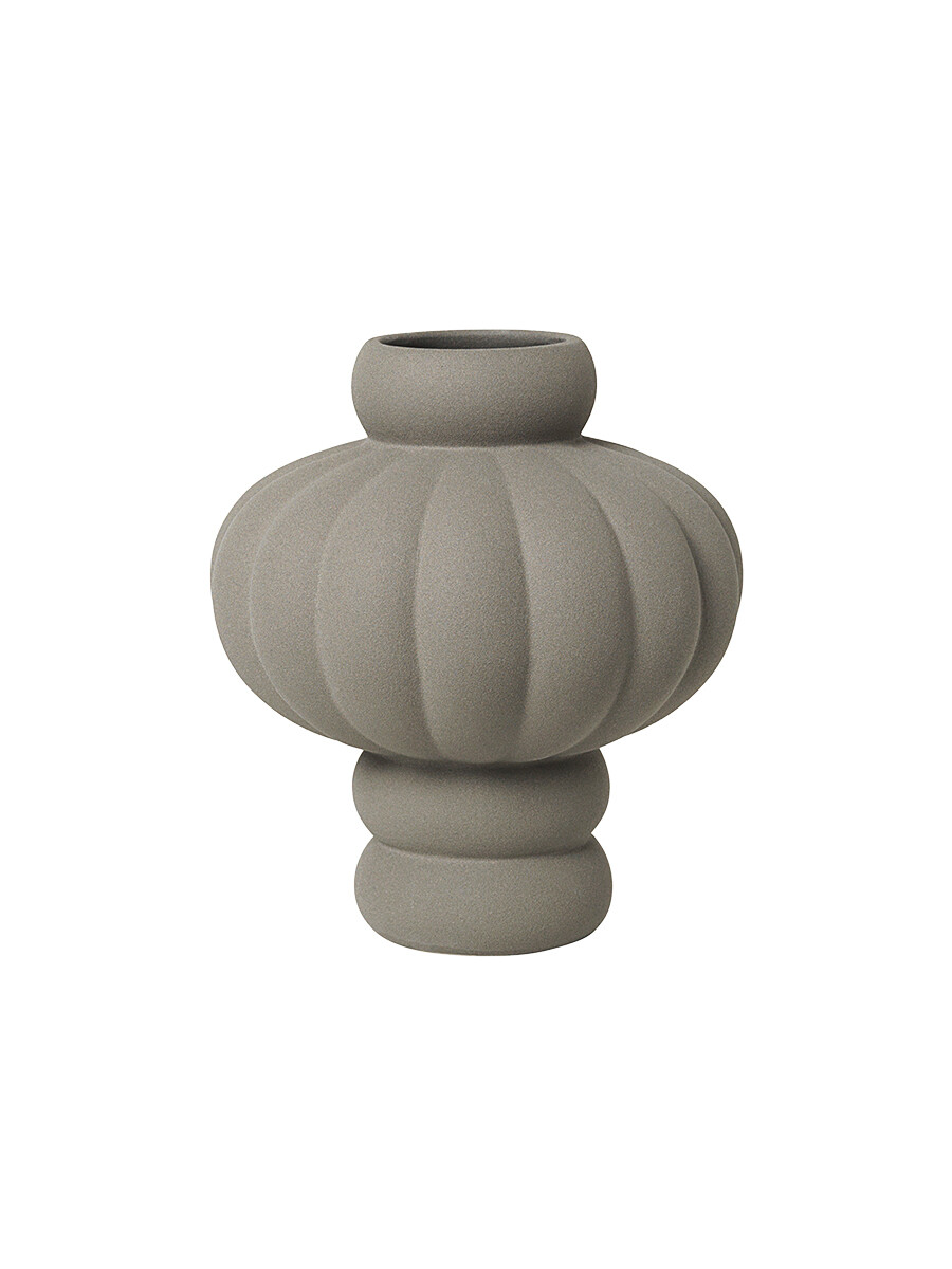 Balloon Vase 08, ceramic fra Louise Roe (Sanded Grey) Balloon Vase 08, ceramic fra Louise Roe (Sanded Grey)