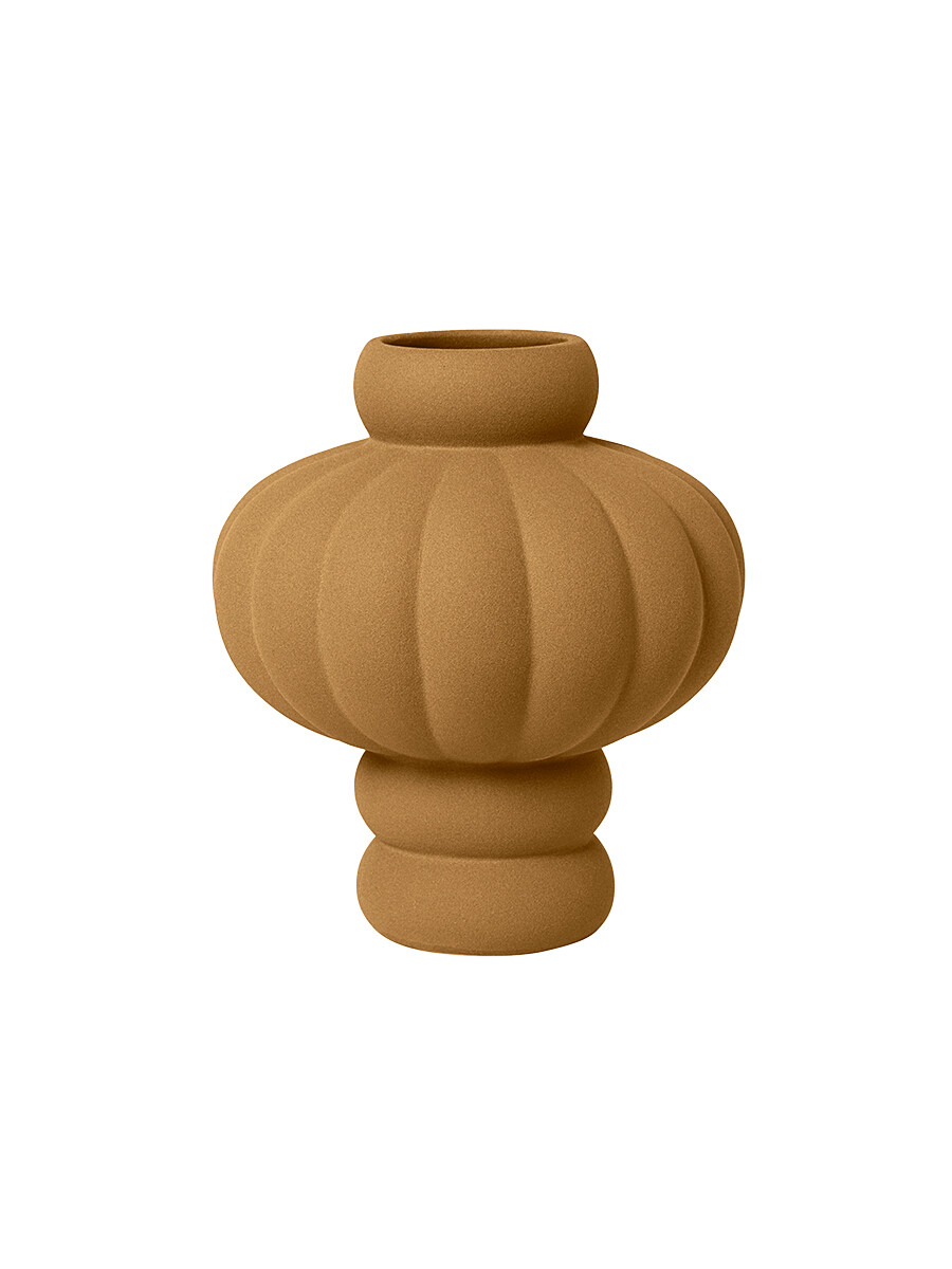 Balloon Vase 08, ceramic fra Louise Roe (Sanded Ocker) Balloon Vase 08, ceramic fra Louise Roe (Sanded Ocker)