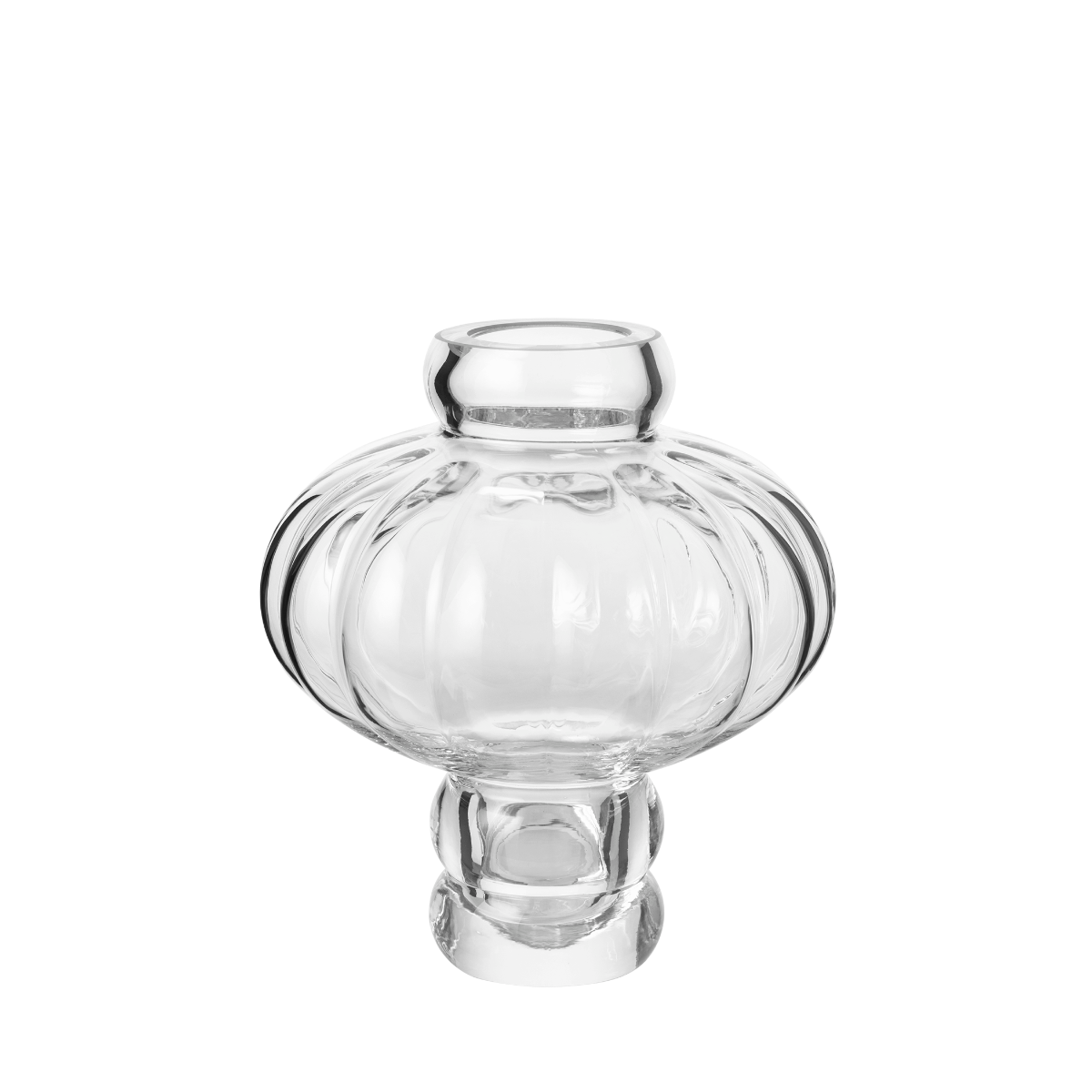 Balloon vase #02, clear - H:20 cm. Balloon vase #02, clear - H:20 cm.