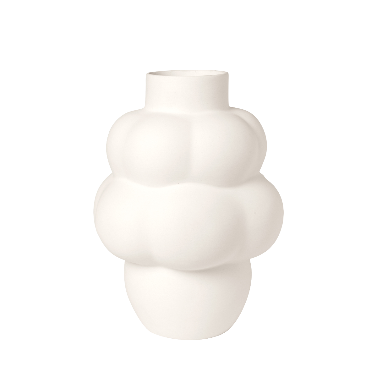 Balloon vase #04 keramik, raw white - H:32 cm. Balloon vase #04 keramik, raw white - H:32 cm.