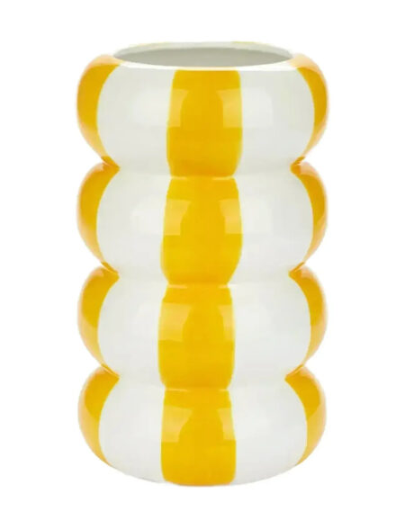Balvi | Keramik Vase Flyder, Gul 20 Cm | H:14.5CM