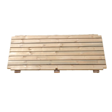 Base For Wide Sleeper Raised Bed or Aquatic Planter Natural