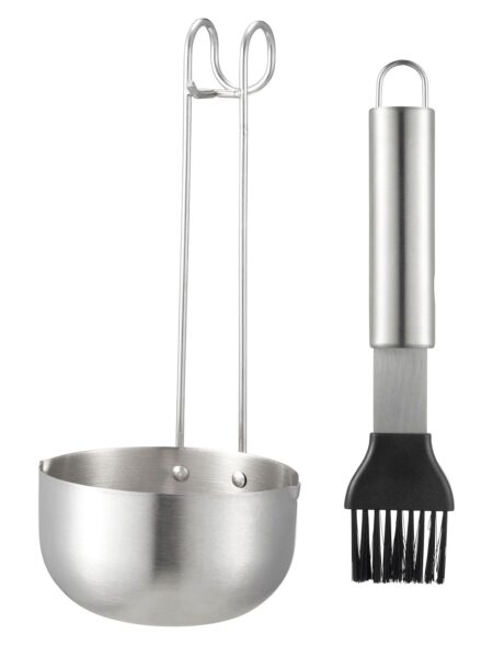 Bbq Marinade Sauce Pot Set Bbq Dorre Silver