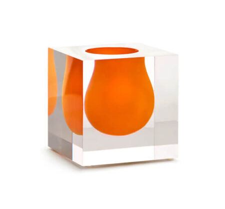 Bel Air Mini Scoop vase orange