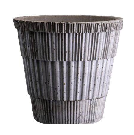 Bergs Potter Atlas raw krukke Grey, Ø14 cm
