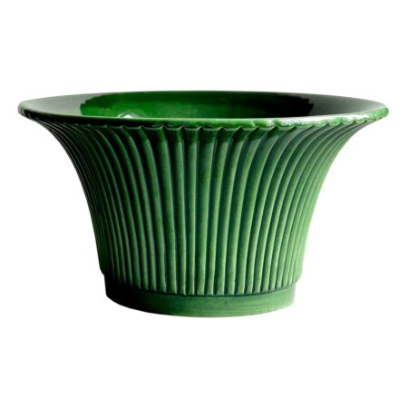Bergs Potter Daisy blomsterkrukke glaseret Ø25 cm Grøn