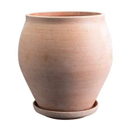 Bergs Potter Delphi krukke med underskål 2 dele Lyserød, Ø26 cm