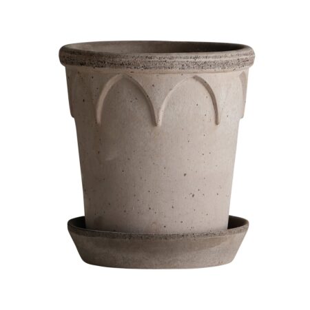Bergs Potter Elizabeth urtepotteskjuler Ø14 cm Grey